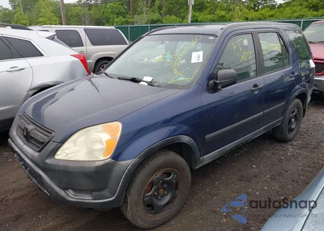 2002 Honda Cr-V Lx из США, поврежденный, VIN JHLRD78462C044763